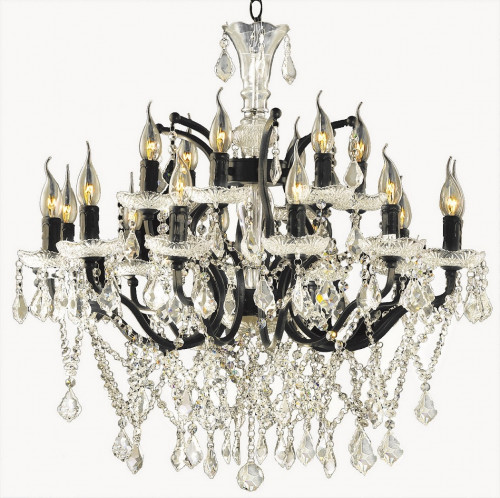 люстра avensis антик чёрная, прозрачная во Владивостоке